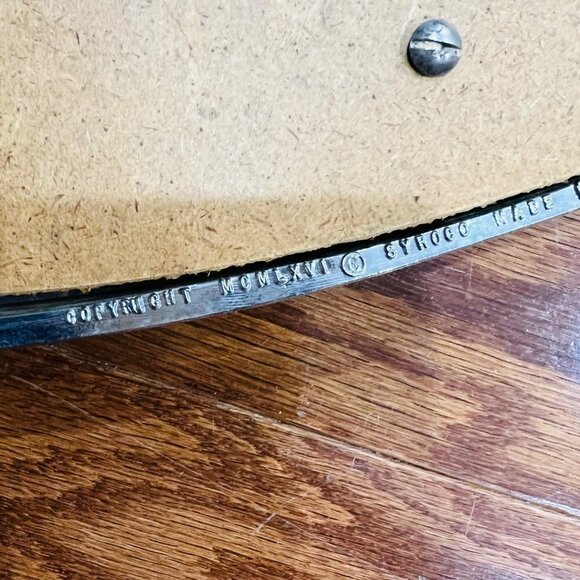 SPACE AGE CHROME MIRROR VINTAGE MID CENTURY HOLLYWOOD REGENCY OP ART EAMES ERA - Picture 6 of 7